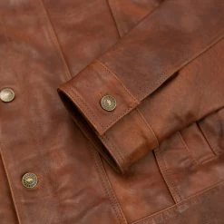 Buffalo Jackson Trading Co. Leather Jackets Driggs Leather Jacket | Cognac Brown