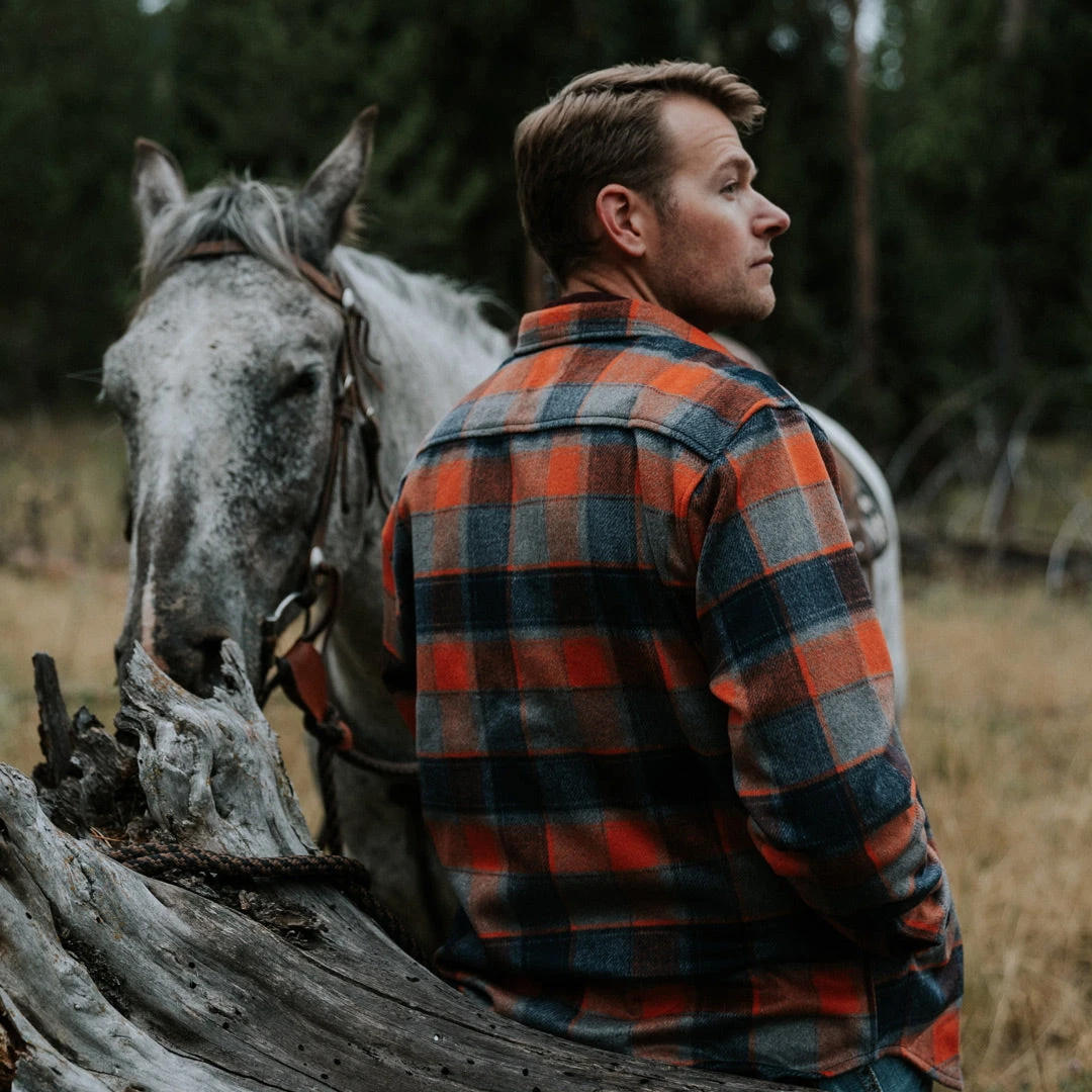 Buffalo Jackson Trading Co. Apparel Yukon Wool Shirt Jac | Midnight Fire 8 Buffalo Jackson Trading Co. Apparel Yukon Wool Shirt Jac | Midnight Fire