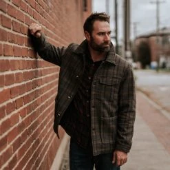 Buffalo Jackson Trading Co. Wesley Wool Jacket | Brown Plaid