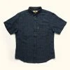 Buffalo Jackson Trading Co. Miller Striped Short Sleeve Shirt | Navy Apparel 2 Buffalo Jackson Trading Co. Miller Striped Short Sleeve Shirt | Navy Apparel