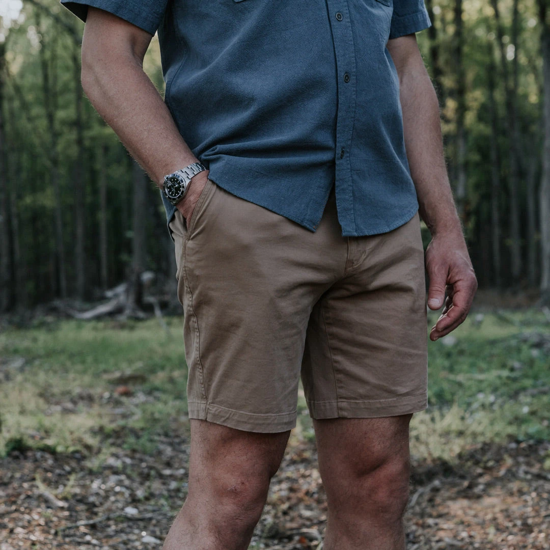 Buffalo Jackson Trading Co. Linen Short Sleeve Shirt | Blue 7 Buffalo Jackson Trading Co. Linen Short Sleeve Shirt | Blue