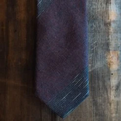 Buffalo Jackson Trading Co. Apparel Vintage Stripe Cotton Necktie | Purple