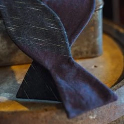 Buffalo Jackson Trading Co. Vintage Stripe Cotton Bow Tie | Purple Apparel