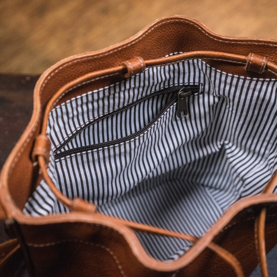 Buffalo Jackson Trading Co. Madison Leather Bucket Bag | Saddle Tan 9 Buffalo Jackson Trading Co. Madison Leather Bucket Bag | Saddle Tan