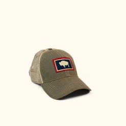 Buffalo Jackson Trading Co. Vintage Wyoming State Flag Hat | Green/Grey