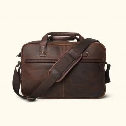 Buffalo Jackson Trading Co. Walker Leather Pilot Bag | Vintage Oak