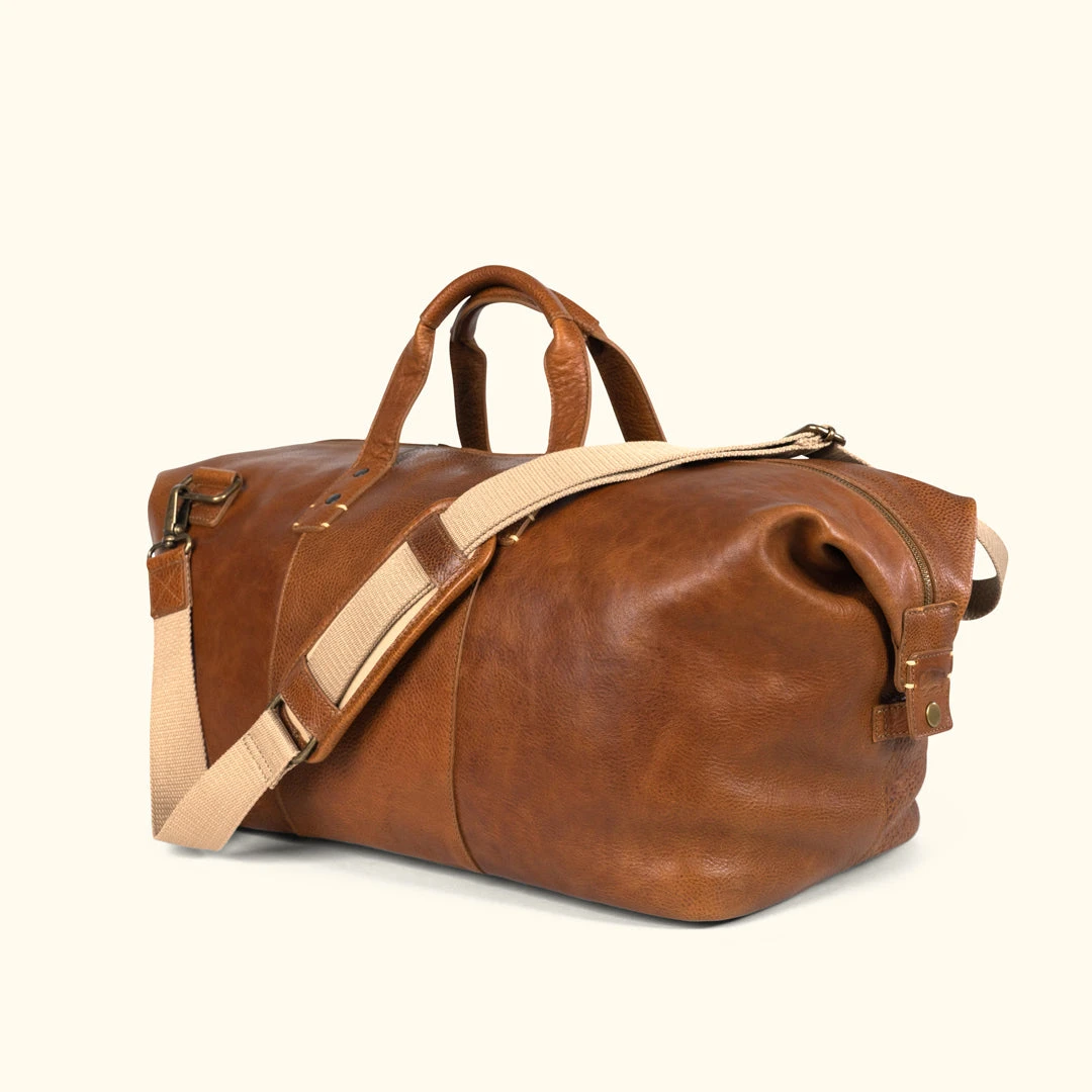 Buffalo Jackson Trading Co. Walker Leather Weekend Bag | Rustic Tan 4 Buffalo Jackson Trading Co. Walker Leather Weekend Bag | Rustic Tan