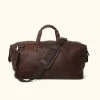 Buffalo Jackson Trading Co. Leather Duffle Bags Walker Leather Weekend Bag | Vintage Oak