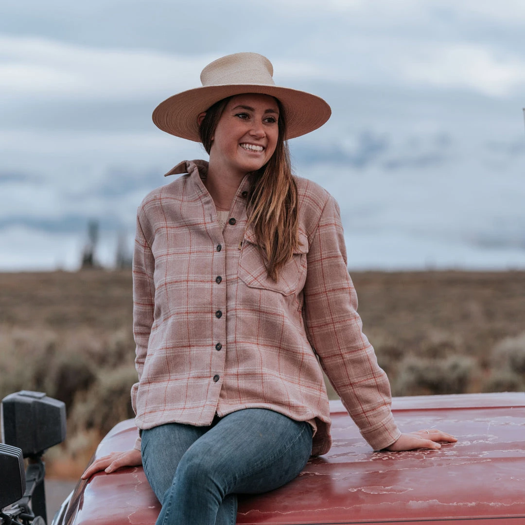 Buffalo Jackson Trading Co. Sale Women's Yukon Wool Shirt Jac | Canyon Rose 3 Buffalo Jackson Trading Co. Sale Women's Yukon Wool Shirt Jac | Canyon Rose