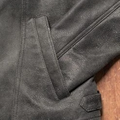 Buffalo Jackson Trading Co. Women's Oakley Fringe Leather Jacket | Grey