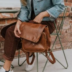 Buffalo Jackson Trading Co. Walker Small Leather Backpack | Rustic Tan 21 Buffalo Jackson Trading Co. Walker Small Leather Backpack | Rustic Tan