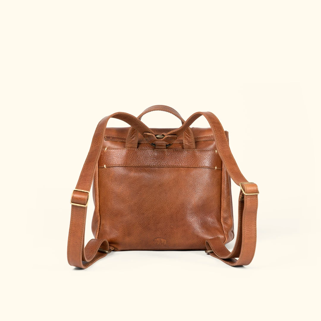 Buffalo Jackson Trading Co. Walker Small Leather Backpack | Rustic Tan 5 Buffalo Jackson Trading Co. Walker Small Leather Backpack | Rustic Tan