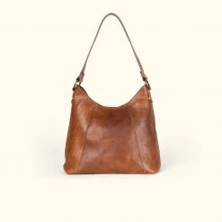 Buffalo Jackson Trading Co. Walker Leather Shoulder Bag | Rustic Tan