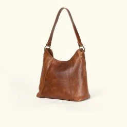Buffalo Jackson Trading Co. Walker Leather Shoulder Bag | Rustic Tan