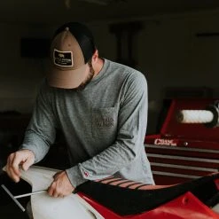 Buffalo Jackson Trading Co. Yosemite National Park L/S Tee | Vintage Gray