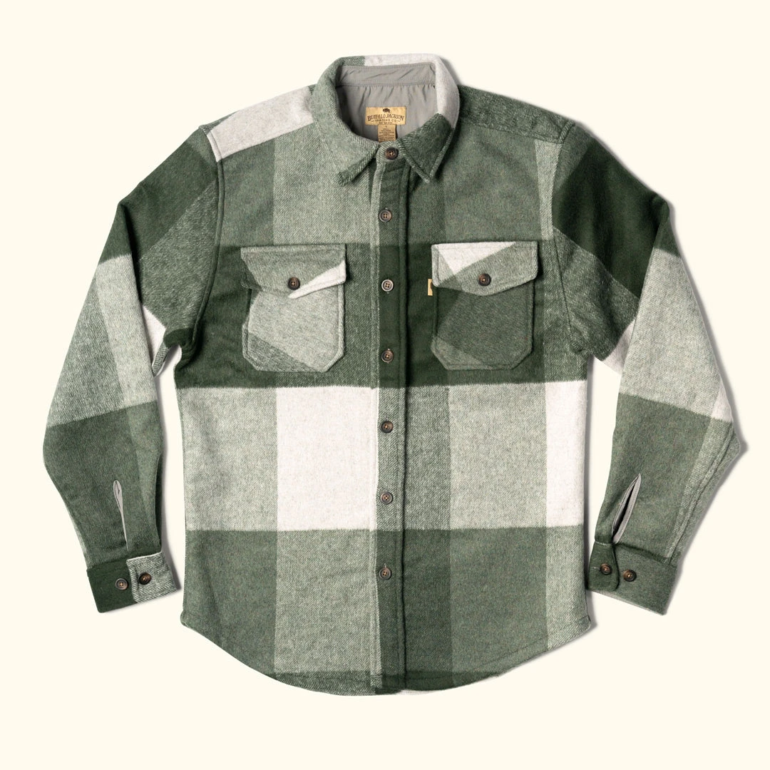 Buffalo Jackson Trading Co. Yukon Wool Shirt Jac | Evergreen 6 Buffalo Jackson Trading Co. Yukon Wool Shirt Jac | Evergreen
